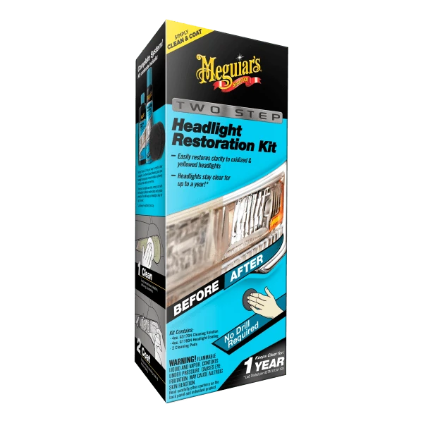Meguiar’s Two-Step Headlight Restoration Kit, G2970