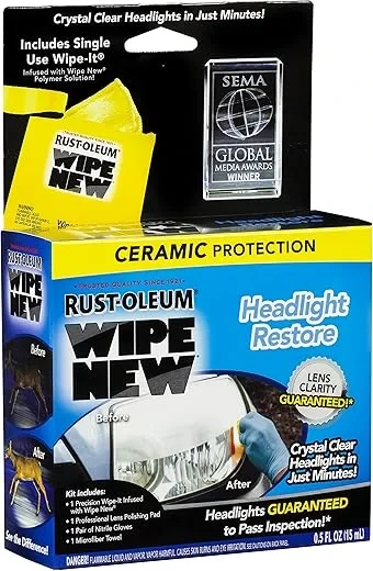 Rust-Oleum Wipe New Headlight Restore, HDLCAL