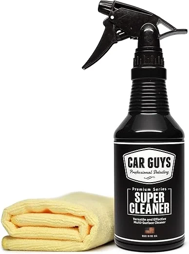 CAR GUYS Super Cleaner, 18 oz with cloth