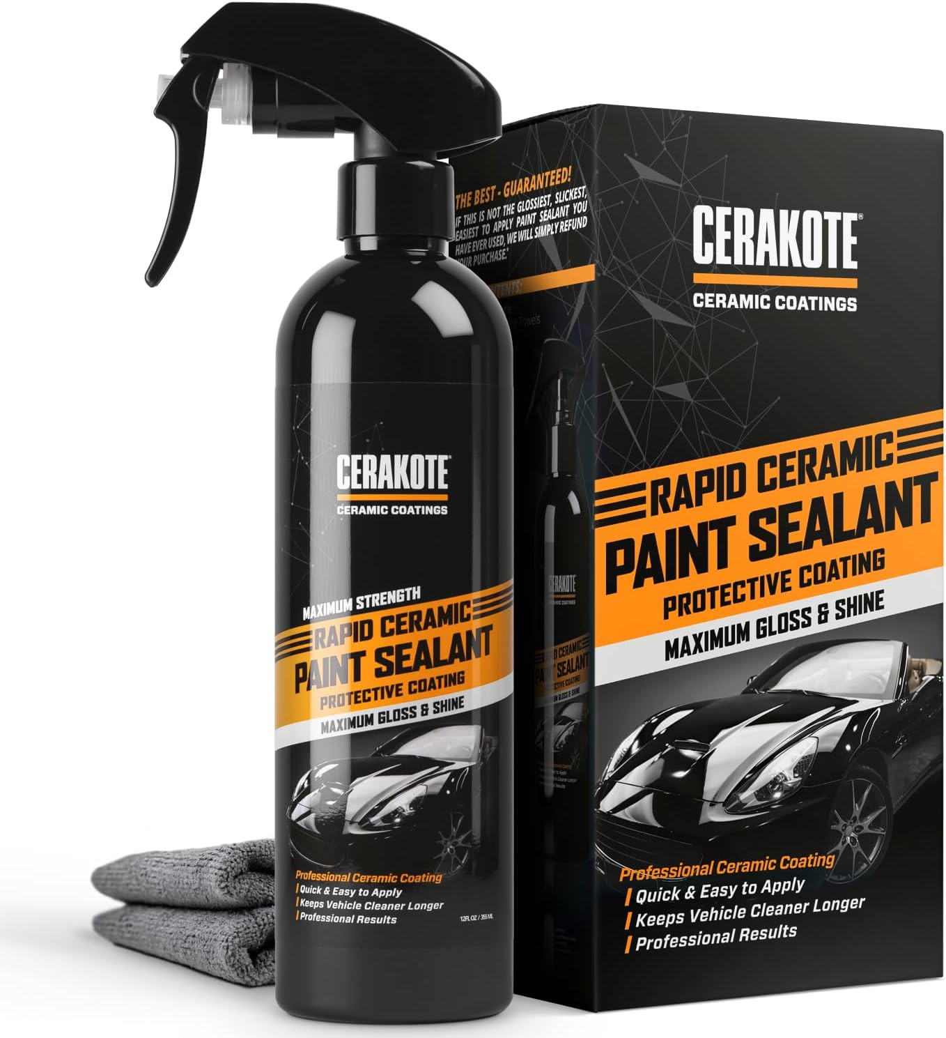 CERAKOTE® Rapid Ceramic Paint Sealant (12 Oz.) – Now 50% More with a Premium Spr