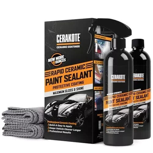 CERAKOTE® Rapid Ceramic Paint Sealant Spray 16 oz. - Maximum Gloss & Shine – ...