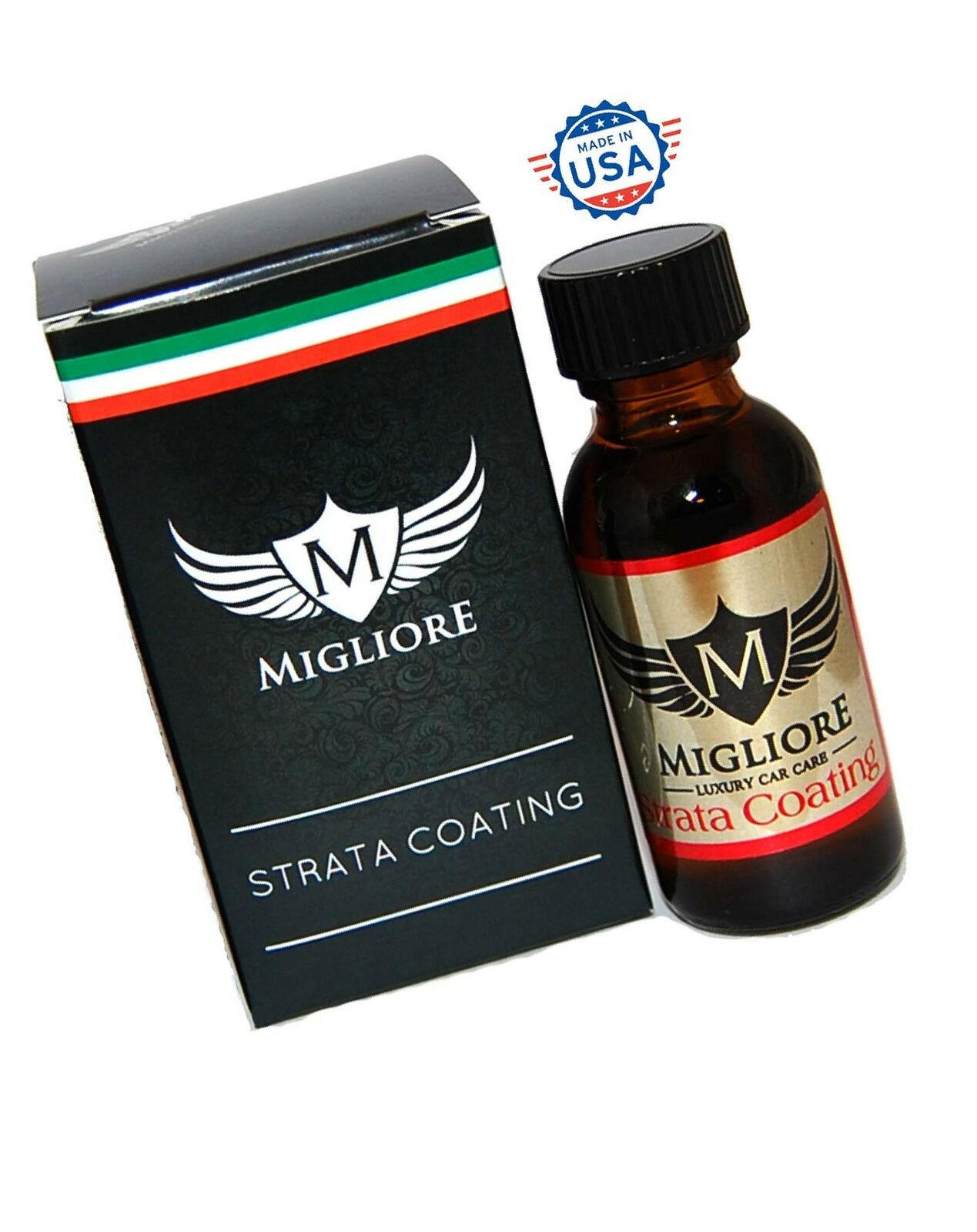 Migliore Strata Coating: High Gloss SiO2 Ceramic Coating & Car Sealant