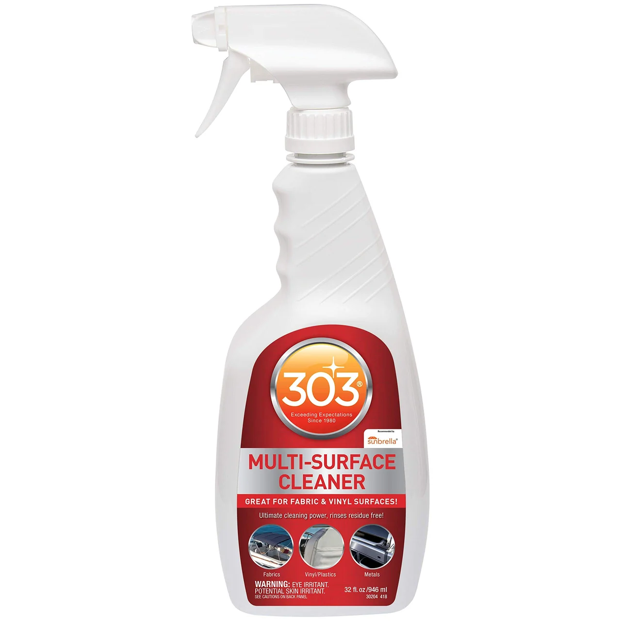 303 Marine & Recreation Multi-Surface Cleaner 30204, 32 fl oz