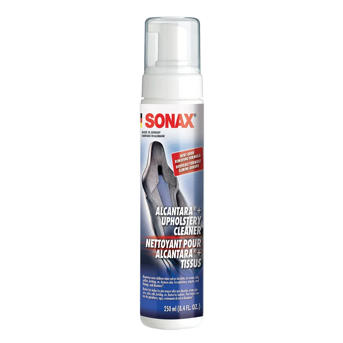 SONAX Upholstery & Alcantara Cleaner 206141, 250 mL