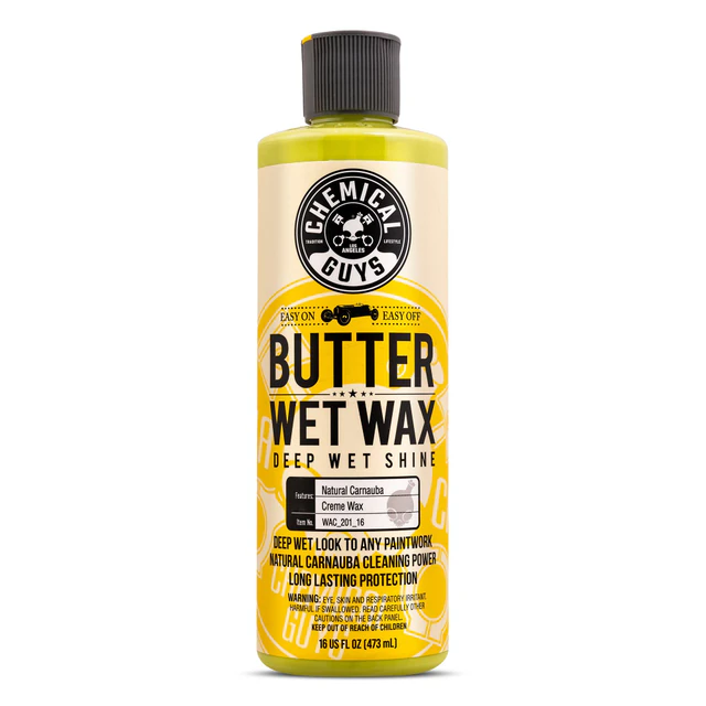 Chemical Guys Butter Wet Wax WAC_201_16 16 US fl oz yellow bottle