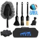 10PCS Car Detailing Cleaning Kit Interior Cleaner, Car Detailing Brushes, Car Duster, Car Cleaning Gel, Microfiber Cleaning Cloth, Car Accessories...