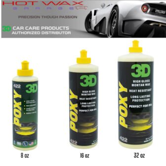 3D POXY Hybrid Montan Wax Paint Sealant Heat Resistant Glossy Wet Look...