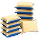 BBTO 10 Pcs Window Defogger Sponge Absorbent Window Cleaner No Scratch Large Windshield Defogger Bulk Mirror Washing Sponge Car Wash...