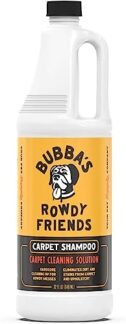 BUBBA'S ROWDY FRIENDS Bubbas Carpet Cleaner Solution for Shampoo Machine - Best Deep Cleaning Solution for Carpets, Rug, Couch, and...