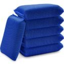 Bug Remover Car Wash Sponge (6 Pack) Bug and Tar Remover for Cars Exterior - Ultra Soft Mesh Car Wash...