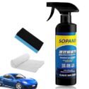 Car Coating Spray, Quick Effect Coating Agent, Quickly Coat Car Wax, Car Scratch Wax Polish Spray Waterless Wash, Easy to...