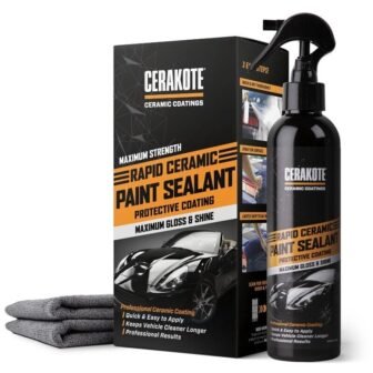 Cerakote Rapid Ceramic Paint Sealant Spray, Ceramic Coating for Cars - 12...