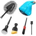 Fitosy Car Interior Duster Detail Brush Cleaning Gel Kit, Soft Dash Vent Dusting Slime Putty Detailing Brushes Accessories Essentials Supplies...