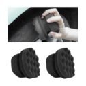 KVAEY 2 PCS Tire Dressing Applicator Pads, Reusable Hex Grip Tire Shine Applicator Polishing Sponge Pads, Wheel Tire Shine Detailing...