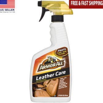 Leather Cleaner Conditioner Protectant Spray Car Seats Dashboards 16fl oz New