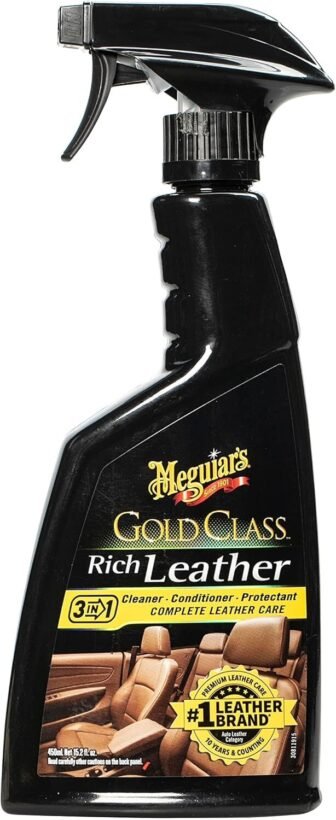 Meguiar's Gold Class Rich Leather Cleaner and Conditioner 3 in 1, 15.2...