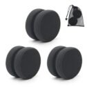 Paint Sponge Applicator 3Pcs, Boyistar Black Detail Painting Sponge Double-Side Art Craft Round Sponge for Car Waxing, Wall Repairing Kitchen...