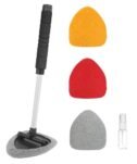 RACOONA Car Cleaning Kit,Car Window Cleaner,Car Accessories Windshield Cleaner Inside,Car Cleaning Supplies Tools with 3 Reusable and Washable Microfiber Pads,Auto...